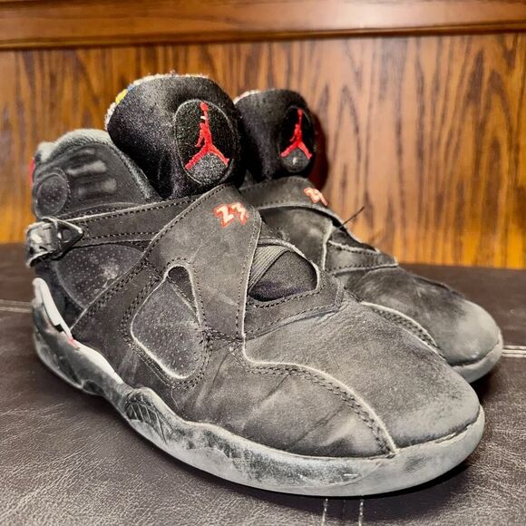 Nike Air Jordan Retro 8 Playoff Basketball Shoes Sneakers - Size 3Y Rare - Picture 5 of 10